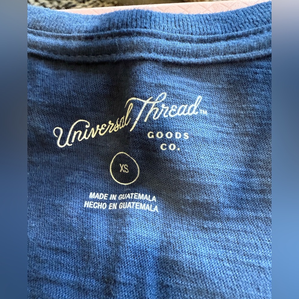 Universal Thread Indigo Tee - Picture 2 of 3